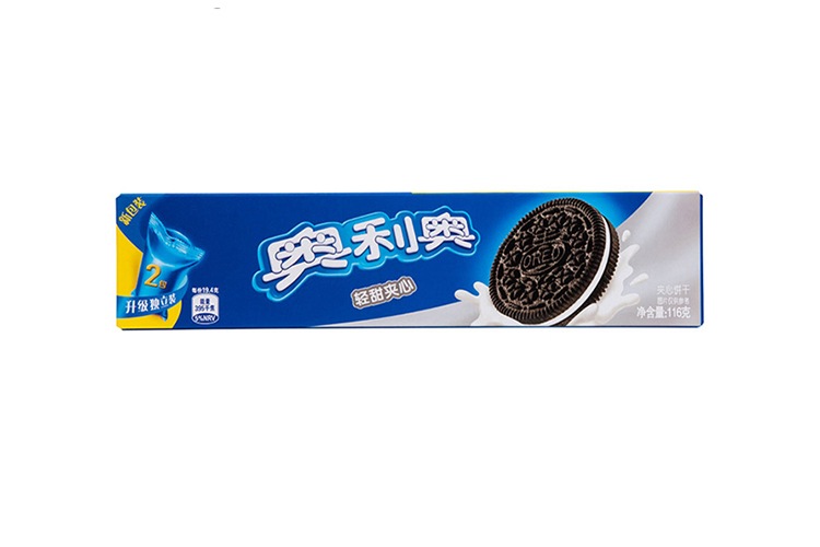 OREO LIGHT SWEET SANDWICH BISCUIT 116G